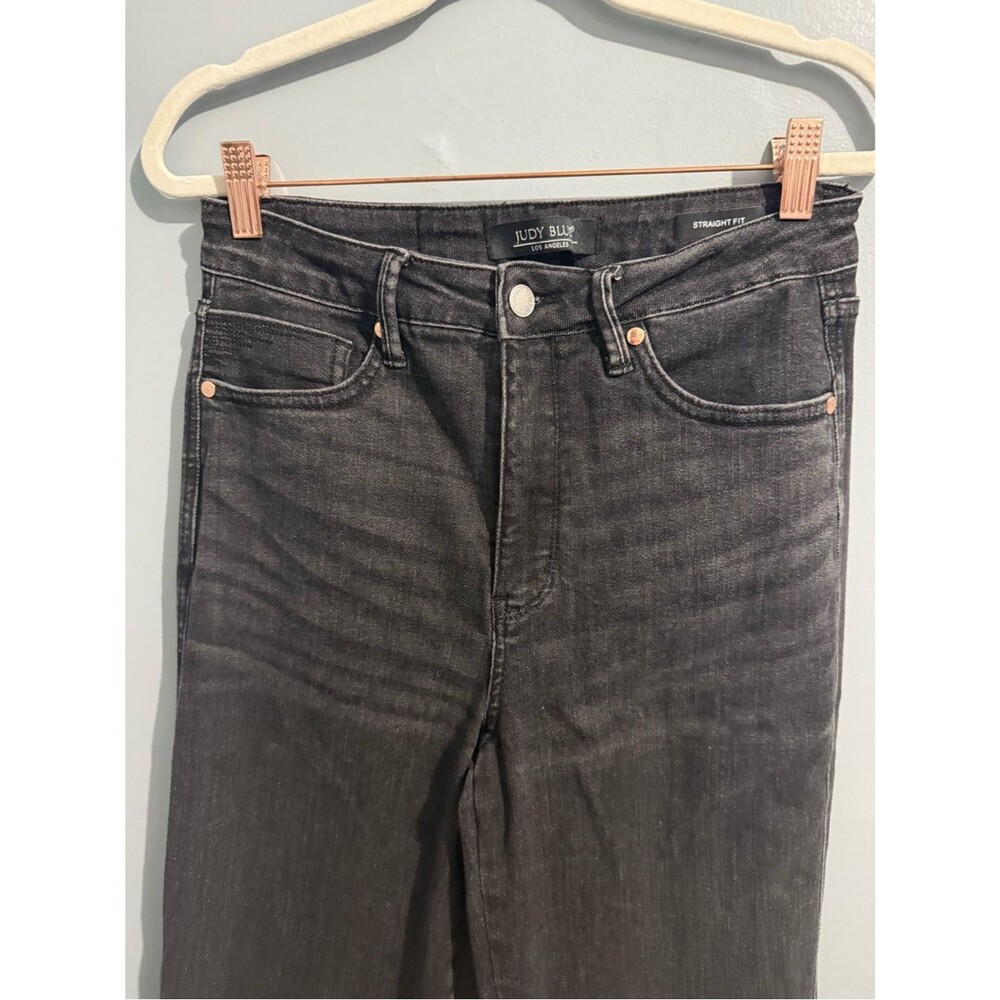 Judy Blue black straight-fit jeans Size 9/29 - Picture 2 of 7
